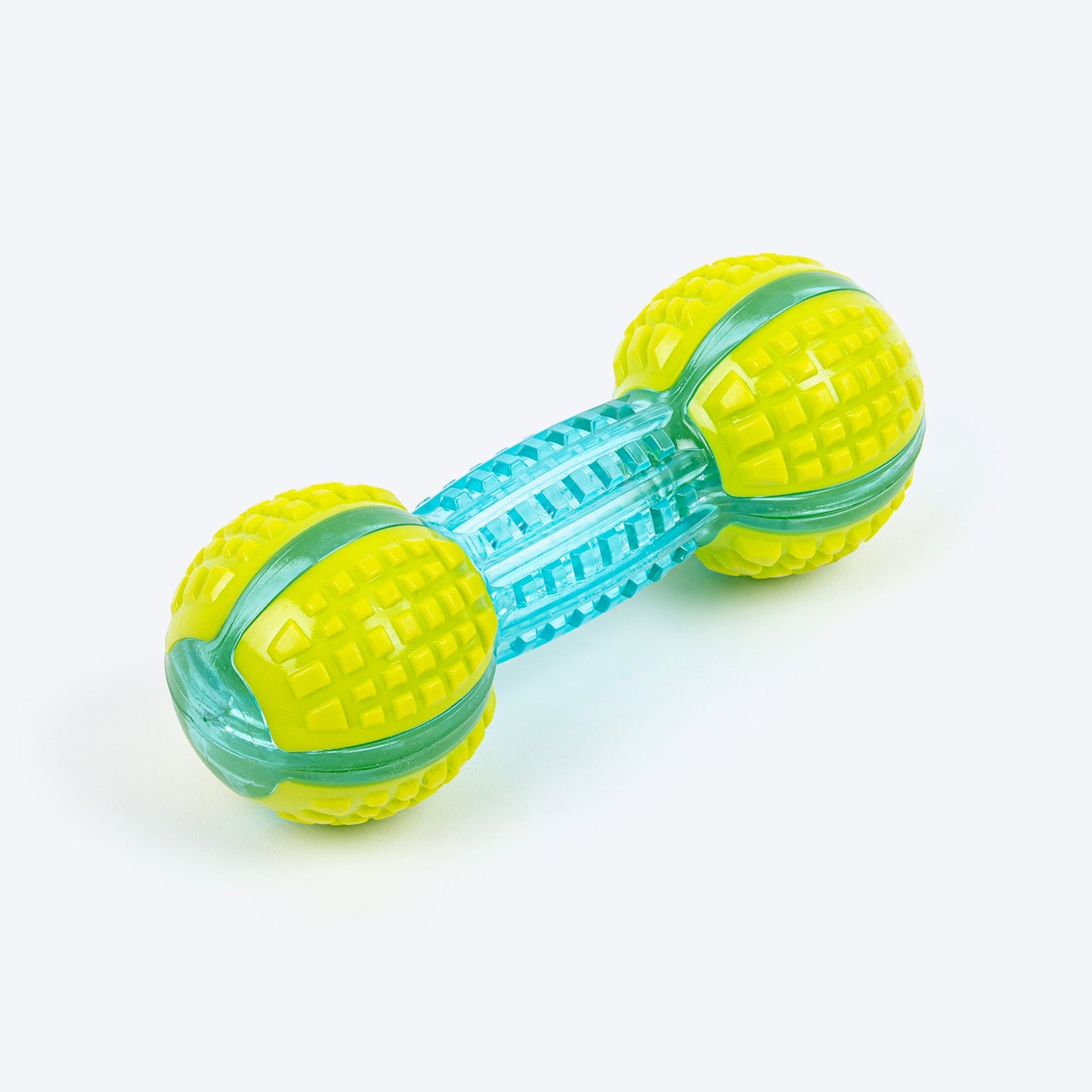 Dash Dog Extreme Play Squeaky Dumbbel Toy For Dog - Green