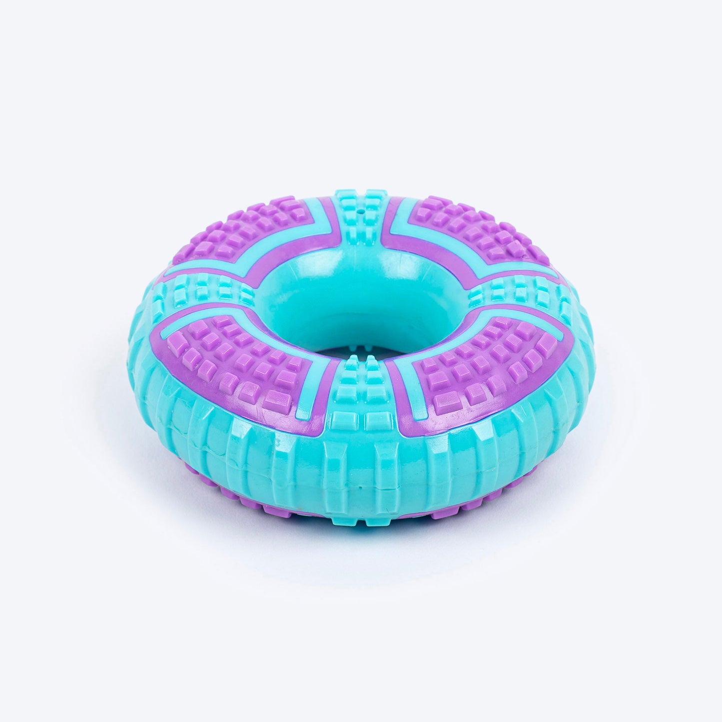 Dash Dog Extreme Play Squeaky Ring Toy For Dog - Blue