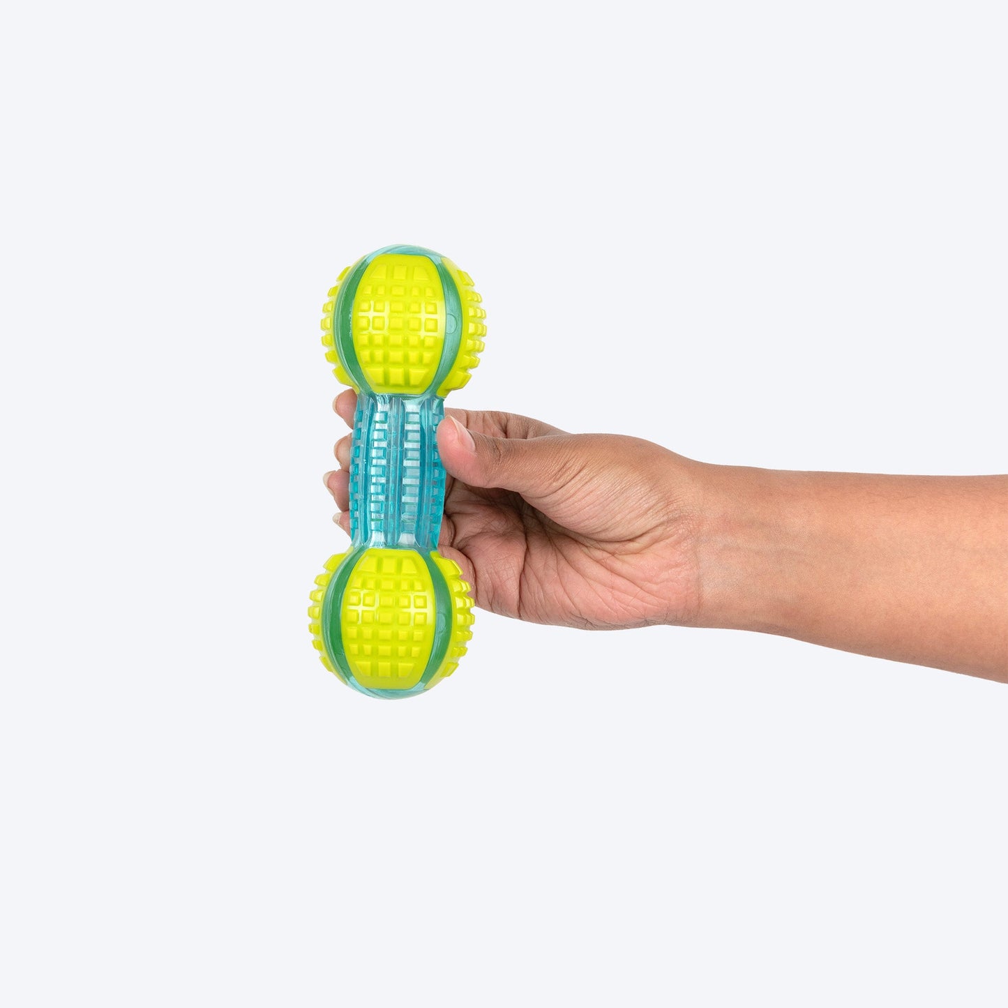Dash Dog Extreme Play Squeaky Dumbbel Toy For Dog - Green
