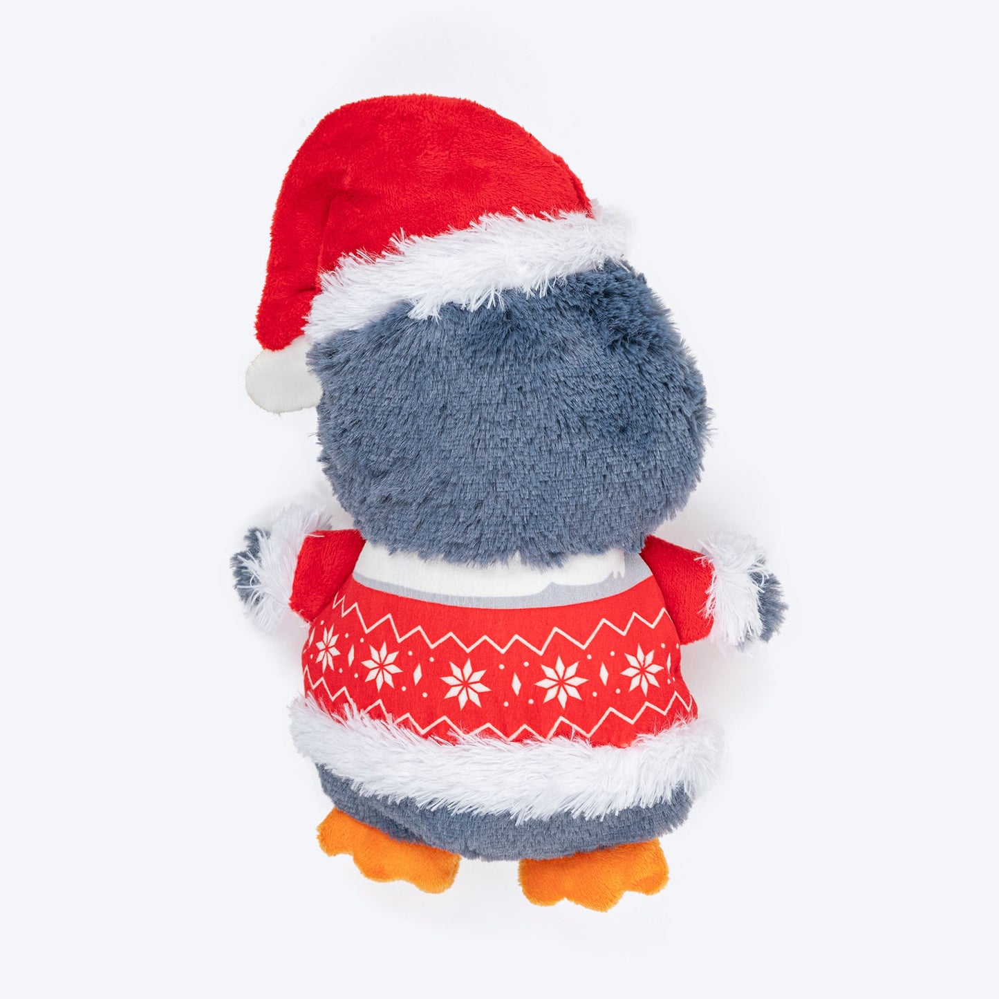 HUFT Dashing Reindeer Squeaky Plush Toy For Dog - Slate Blue