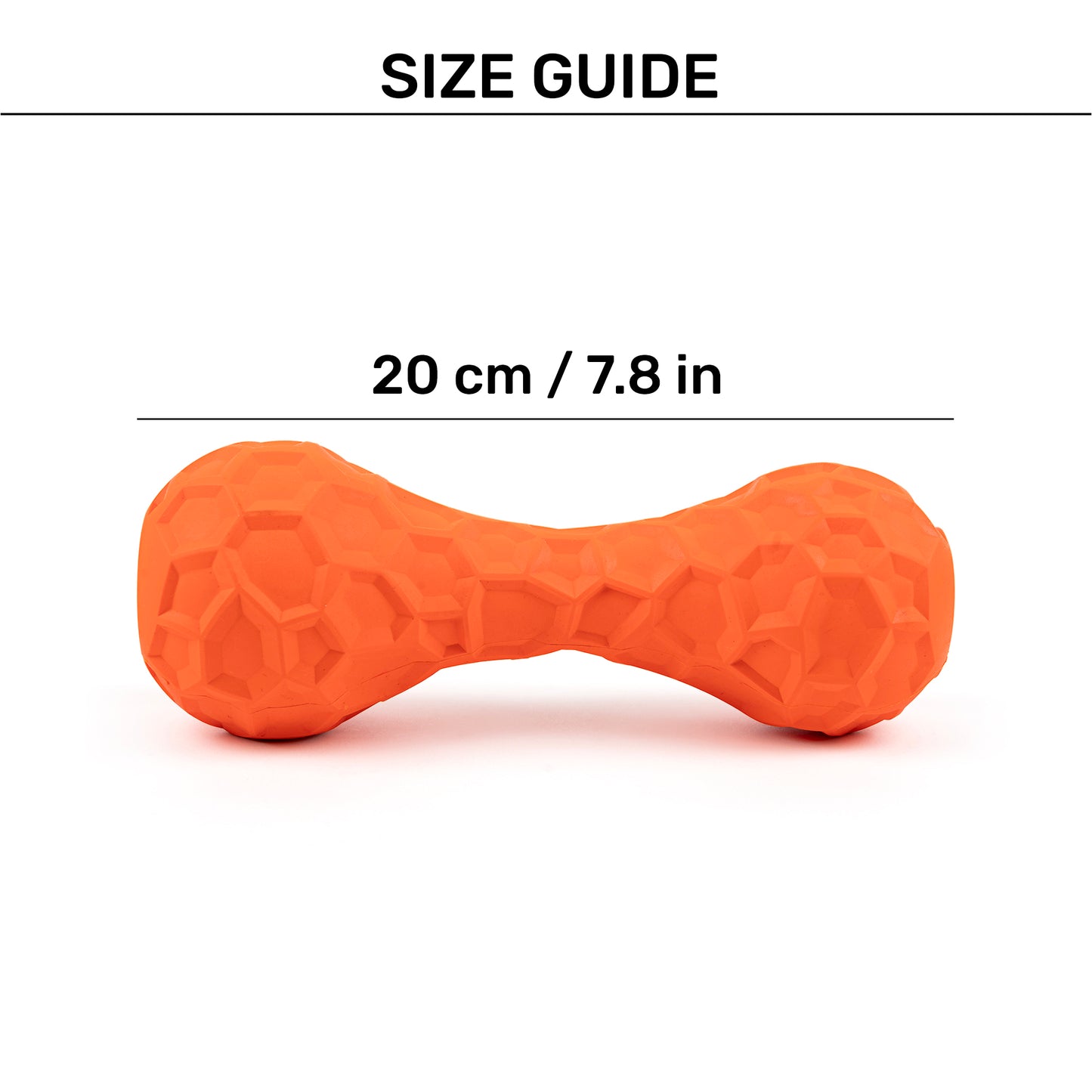 HUFT Squeaky Chew Toy For Dog - Orange