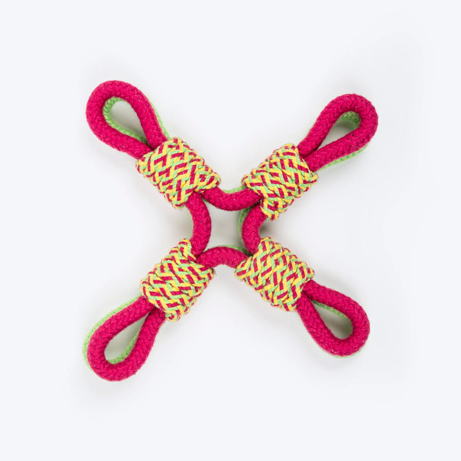 Dash Dog Super Looper Rope Toy For Dog - Multicolor