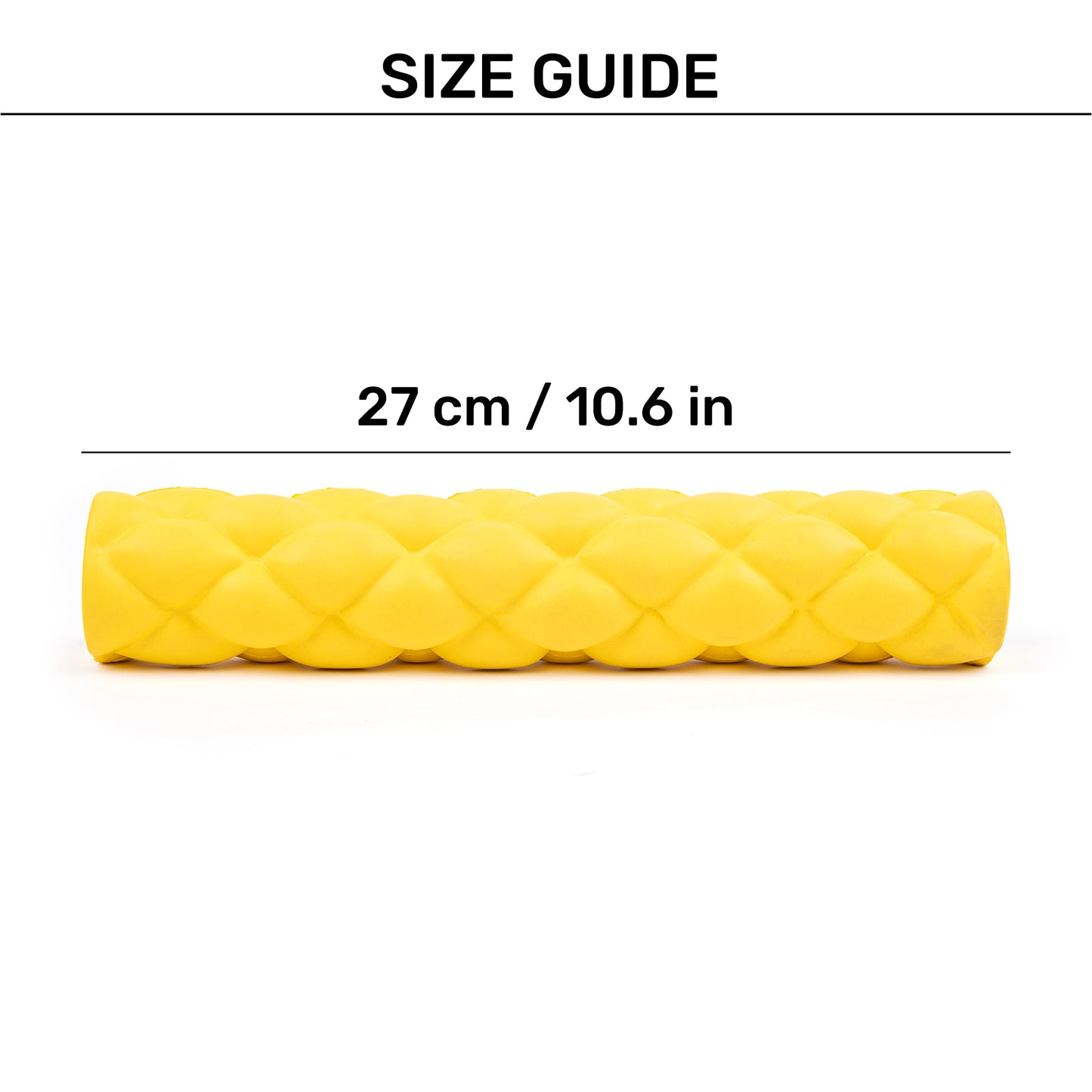 HUFT Twist-n-Chew Toy For Dog - Yellow - L