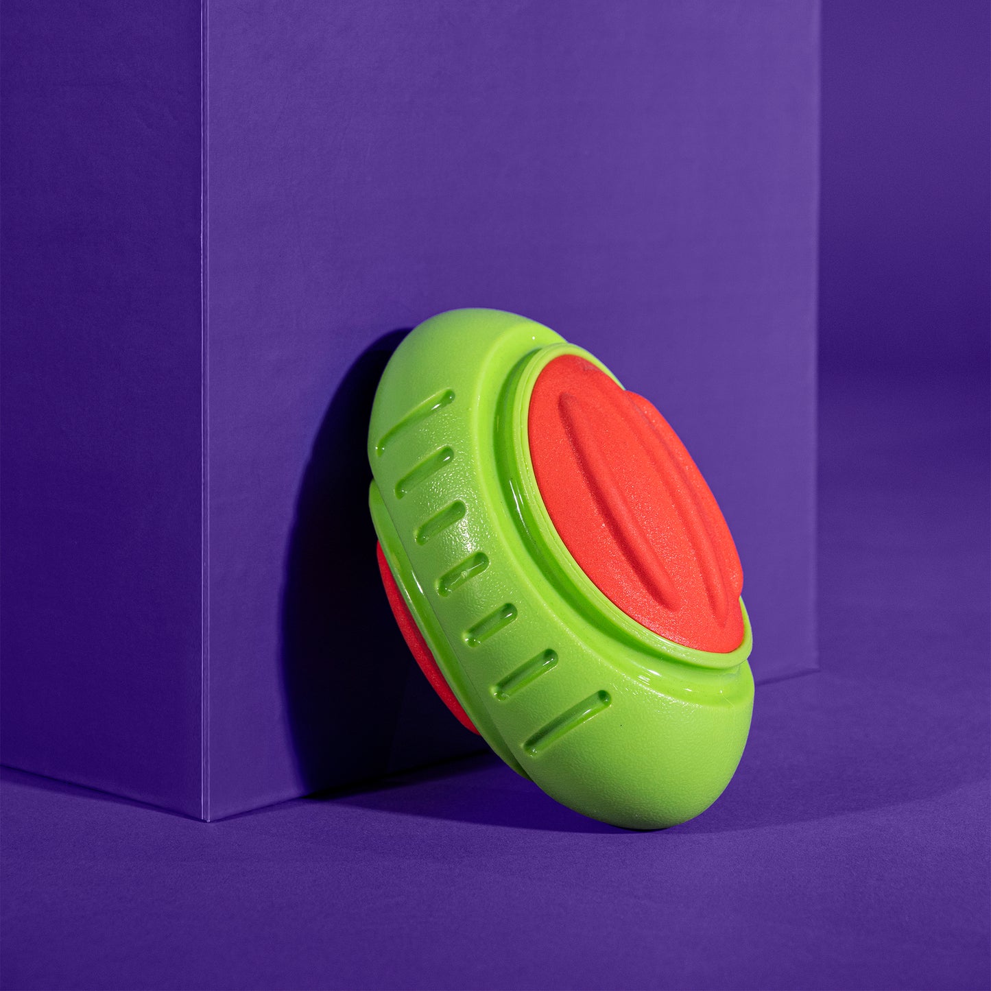 Dash Dog Sprinter Fetch Toy For Dog - Green & Orange - L