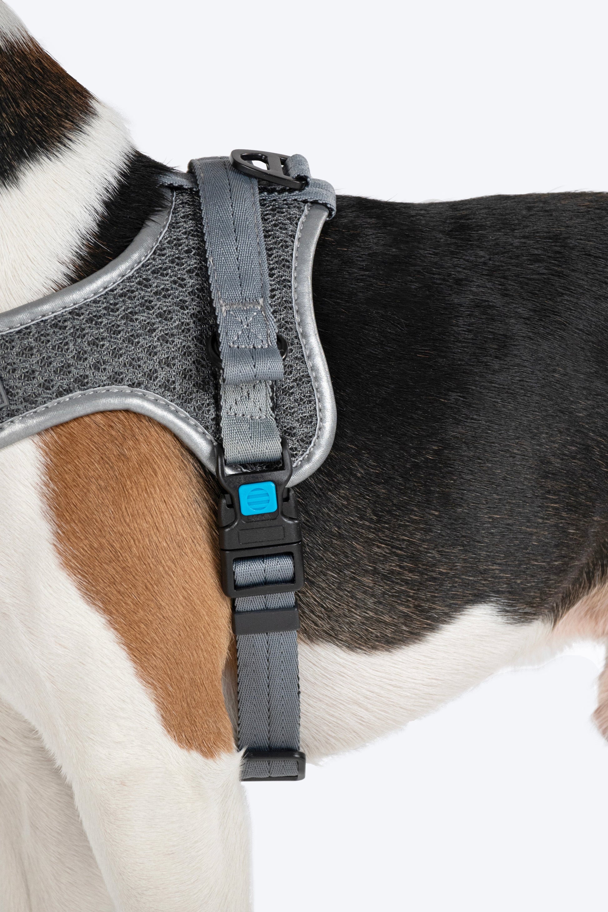 HUFT Easy Fit U-Harness For Dogs - Grey - Heads Up For Tails