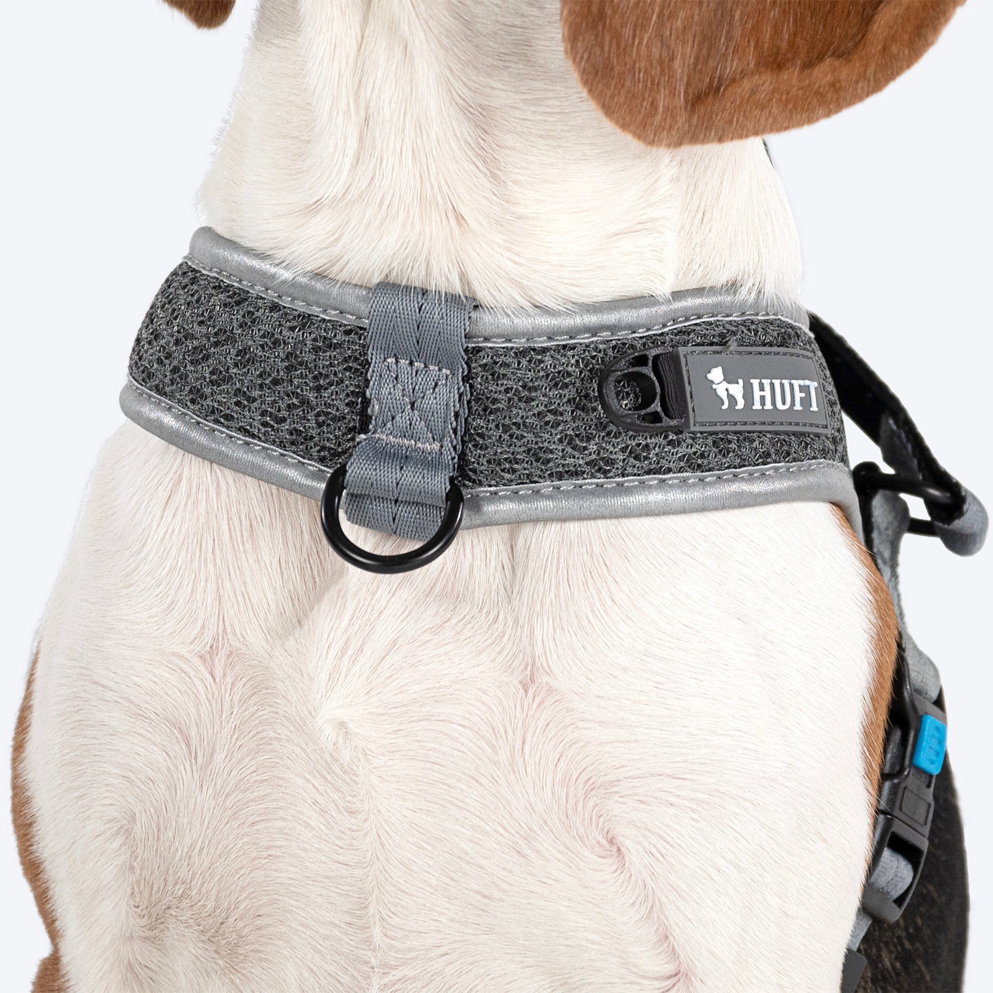 HUFT Easy Fit U-Harness For Dogs - Grey - Heads Up For Tails