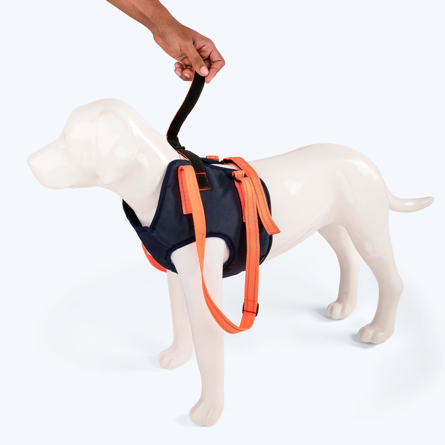 HUFT Trooper Front Leg Support Lift Harness For Dogs - Navy Blue