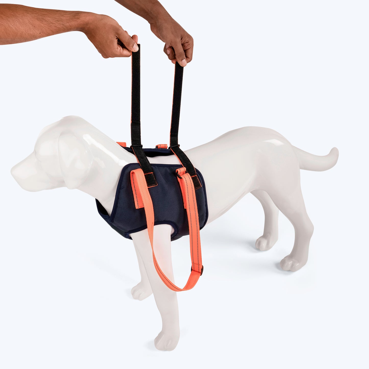 HUFT Trooper Front Leg Support Lift Harness For Dogs - Navy Blue