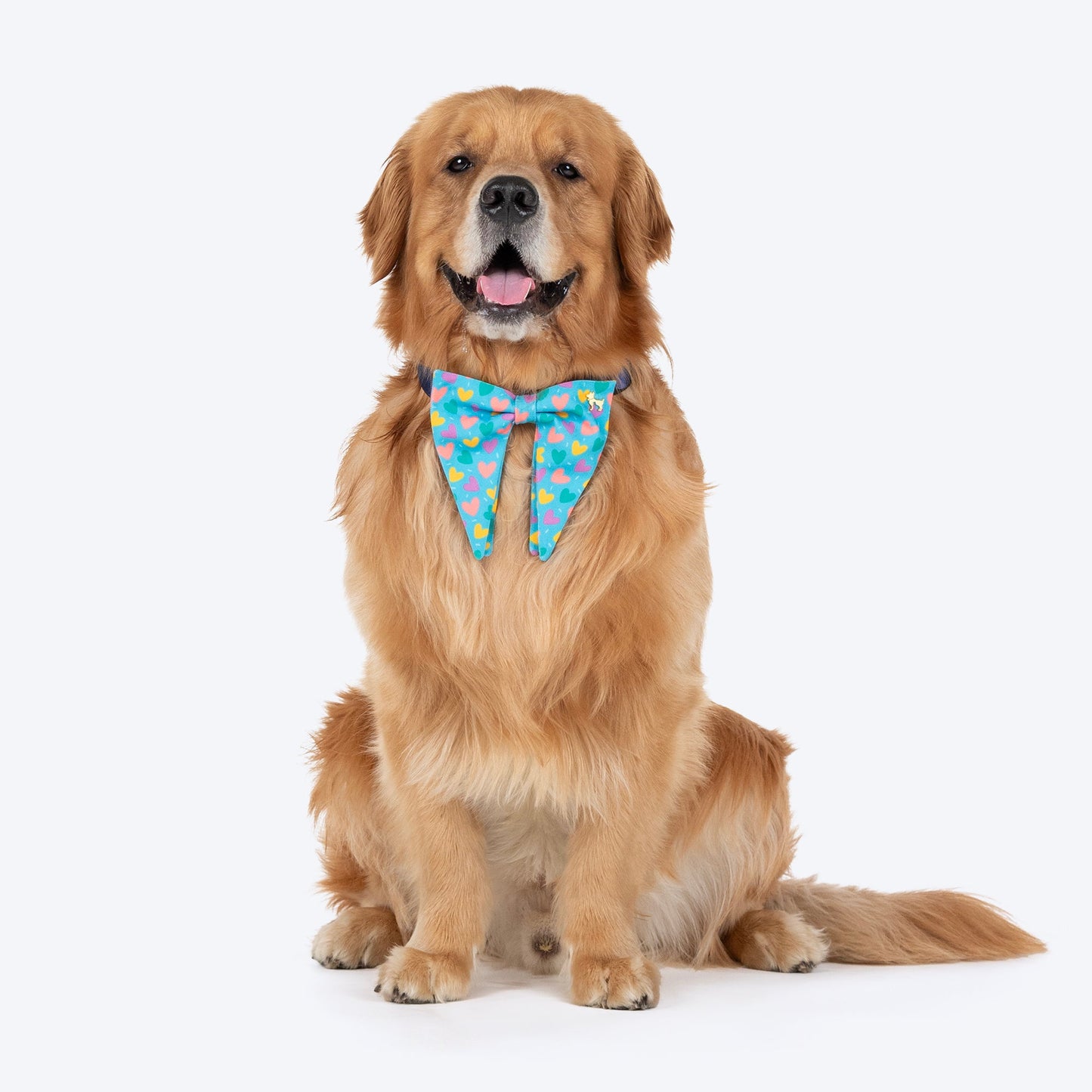 HUFT Over The Rainbow Printed Bow Tie for Dog - Blue