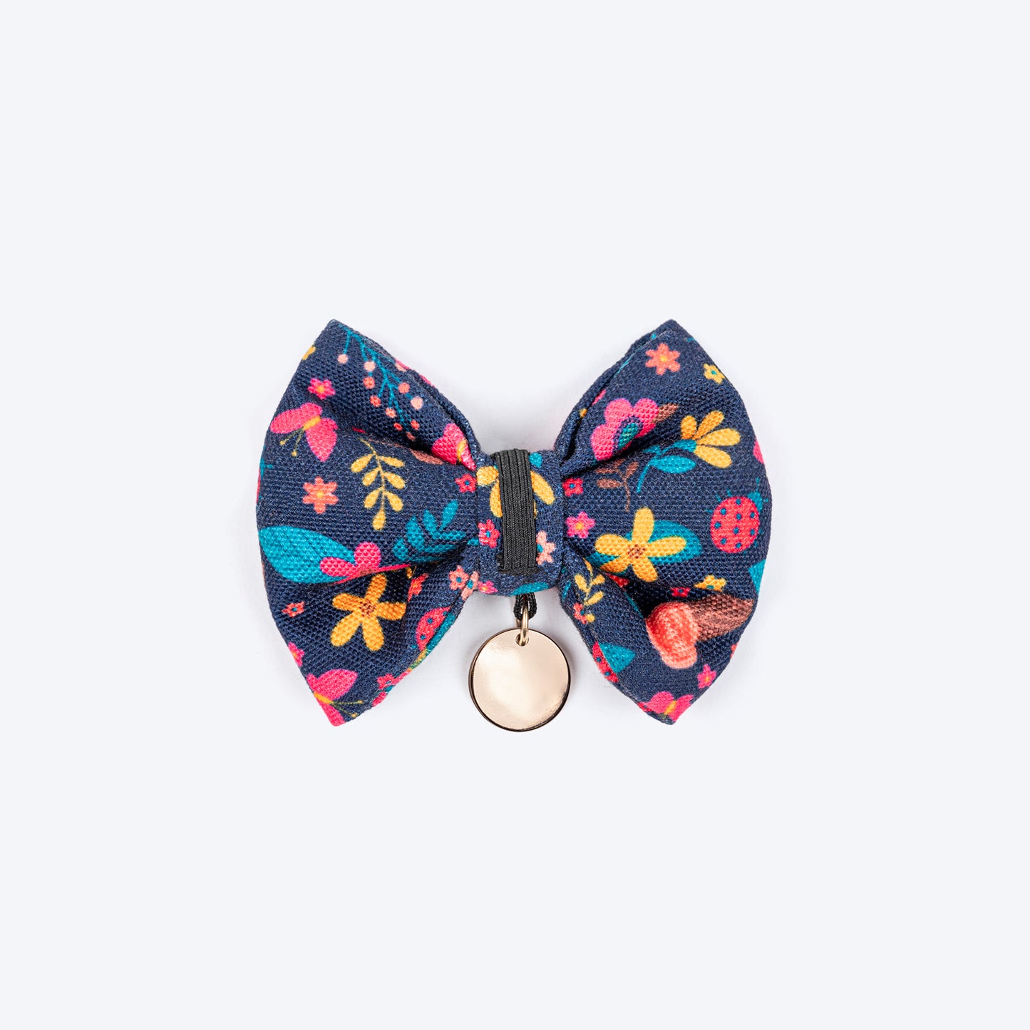 HUFT Bloomscape Printed Bow Tie For Small Dog - Navy