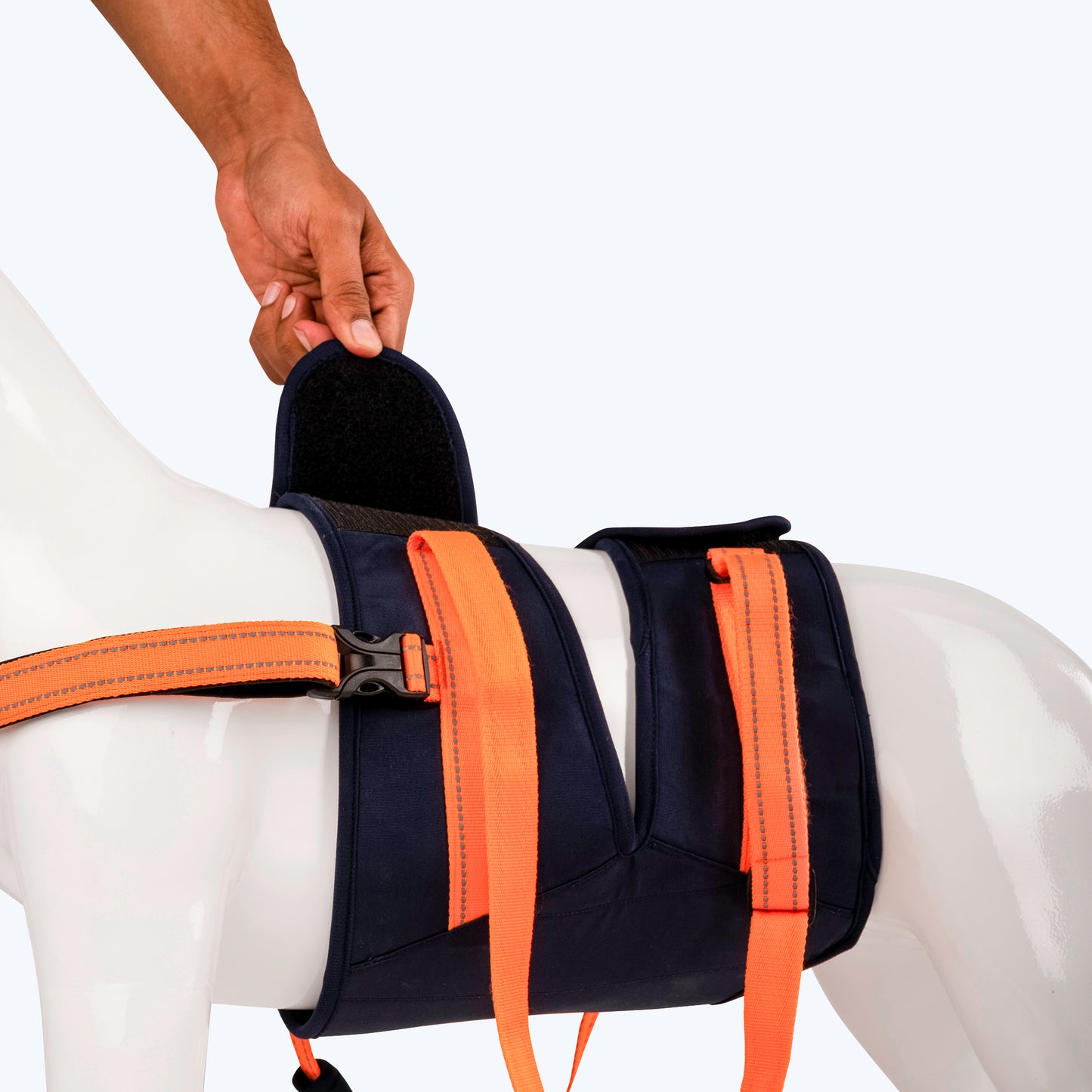 HUFT Trooper Mid-Body (Belly) Support Lift Harness For Dogs - Navy Blue