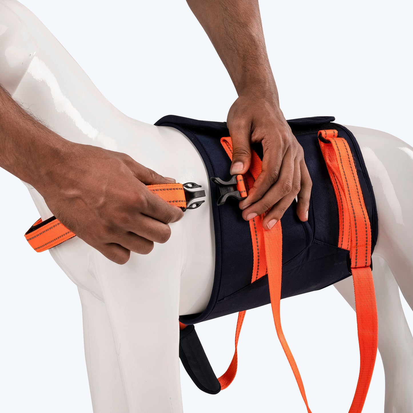 HUFT Trooper Mid-Body (Belly) Support Lift Harness For Dogs - Navy Blue