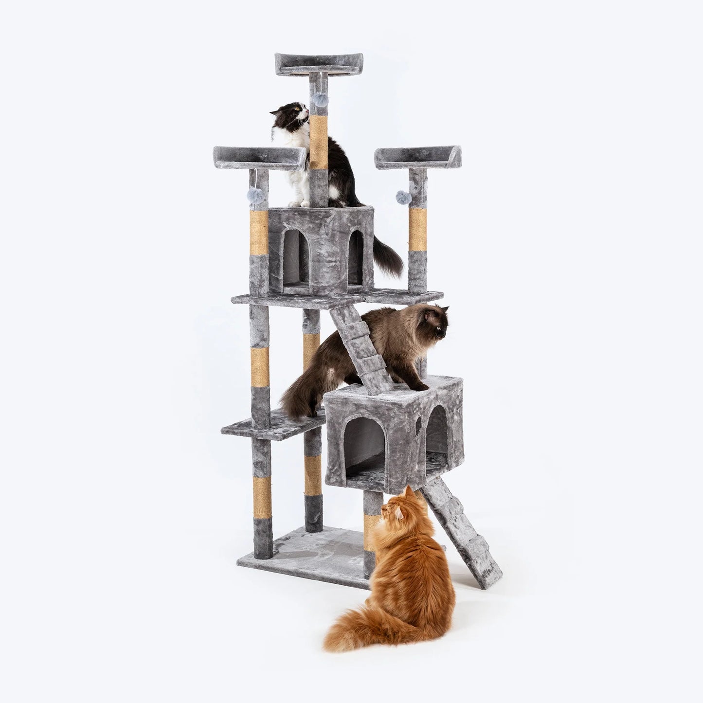 HUFT Catfinity Hub Multipurpose Cat Tree - Grey