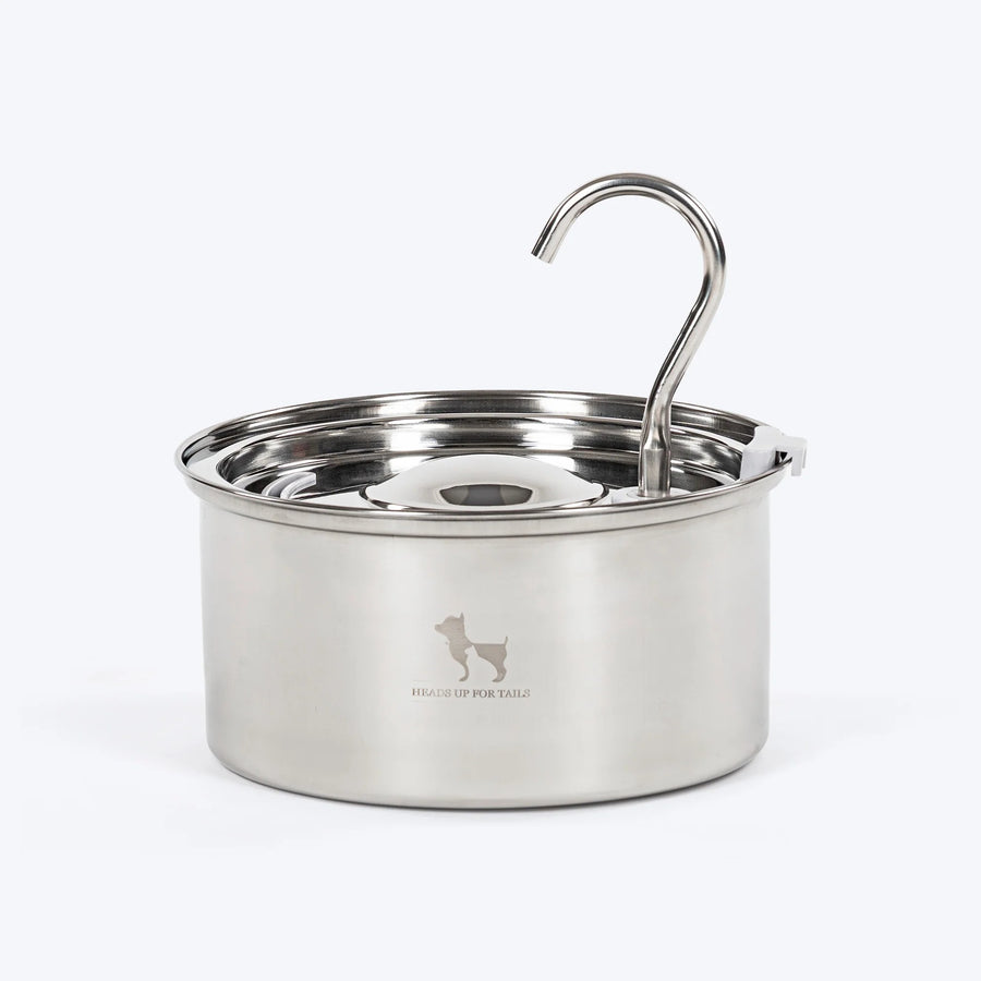 HUFT Stainless Steel Water Fountain For Dog & Cat