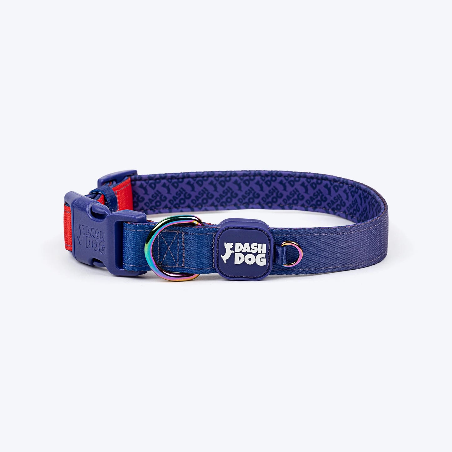 Dash Dog Flow Padded Collar For Dog - Red & Purple