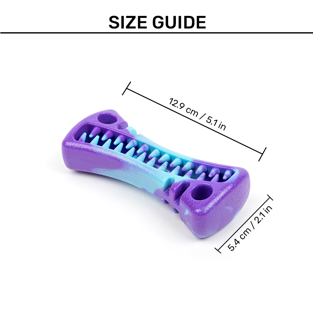 Dash Dog Bone Amigo Chew Toy For Dog - Purple & Blue