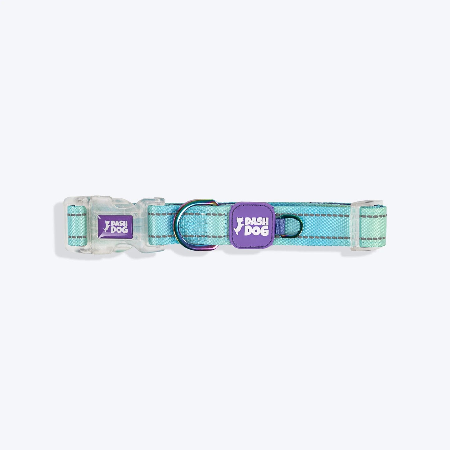 Dash Dog Ethernal Fade Padded Collar For Dog - Aqua