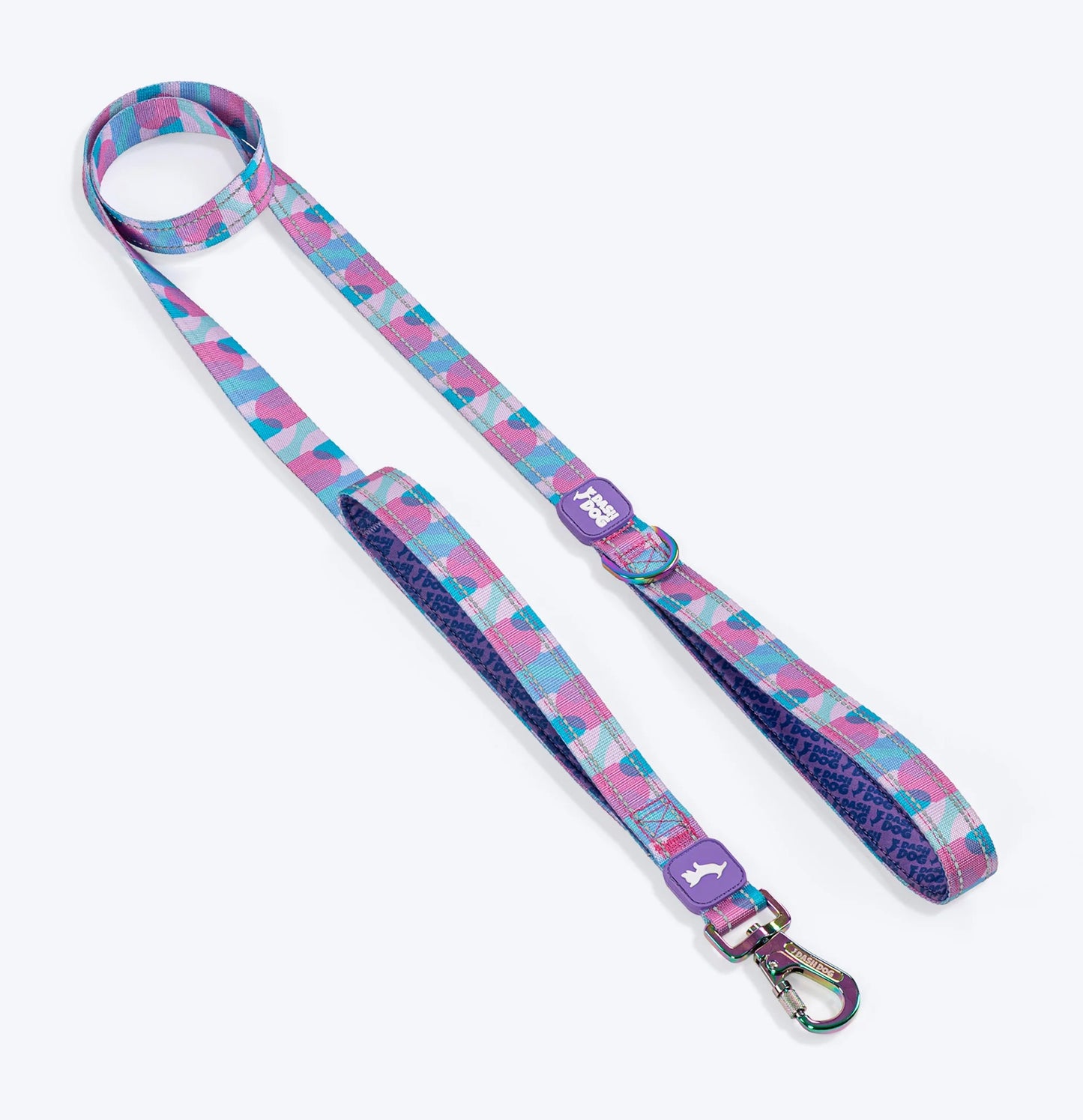 Dash Dog Galaxy Dual Handle Leash For Dog - Purple