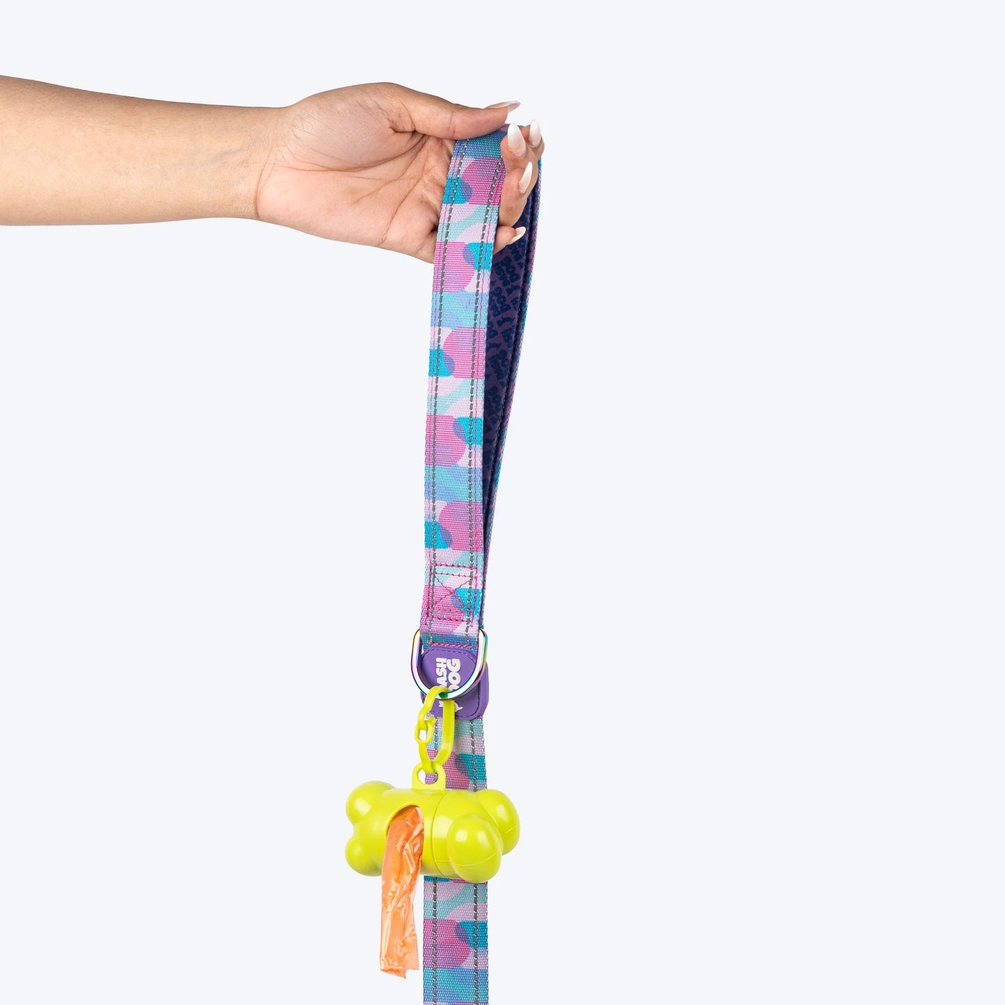 Dash Dog Galaxy Dual Handle Leash For Dog - Purple