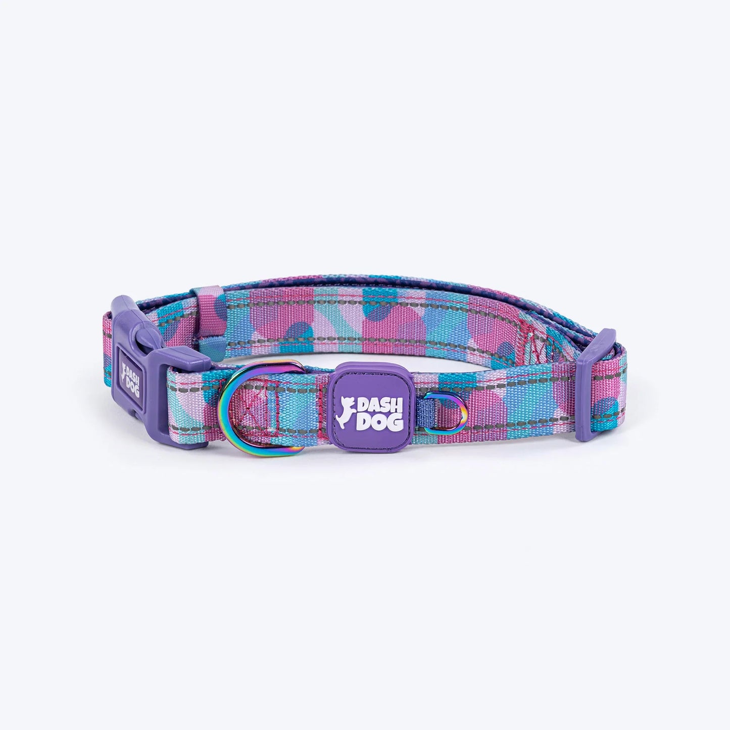 Dash Dog Galaxy Padded Collar For Dog - Purple