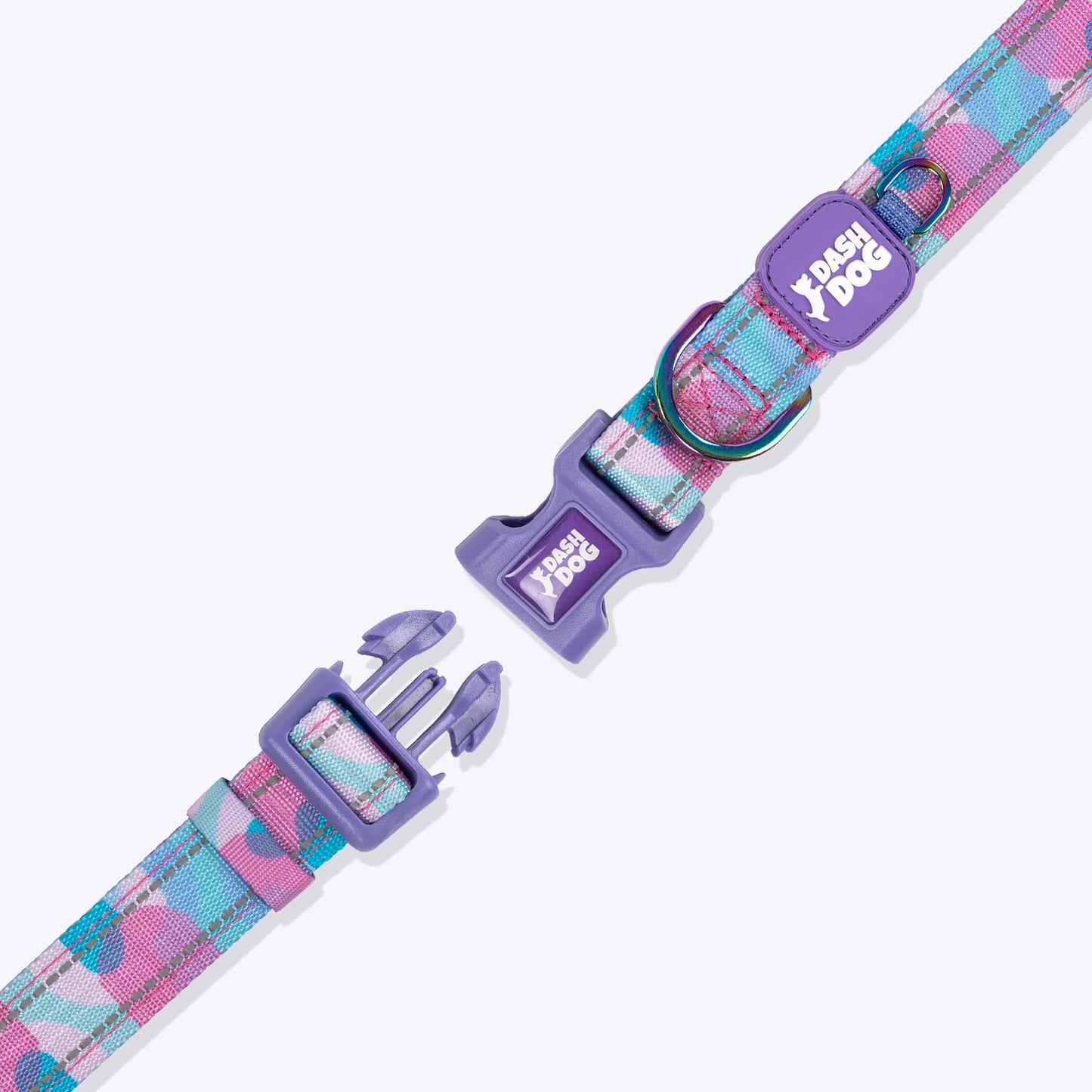 Dash Dog Galaxy Padded Collar For Dog - Purple