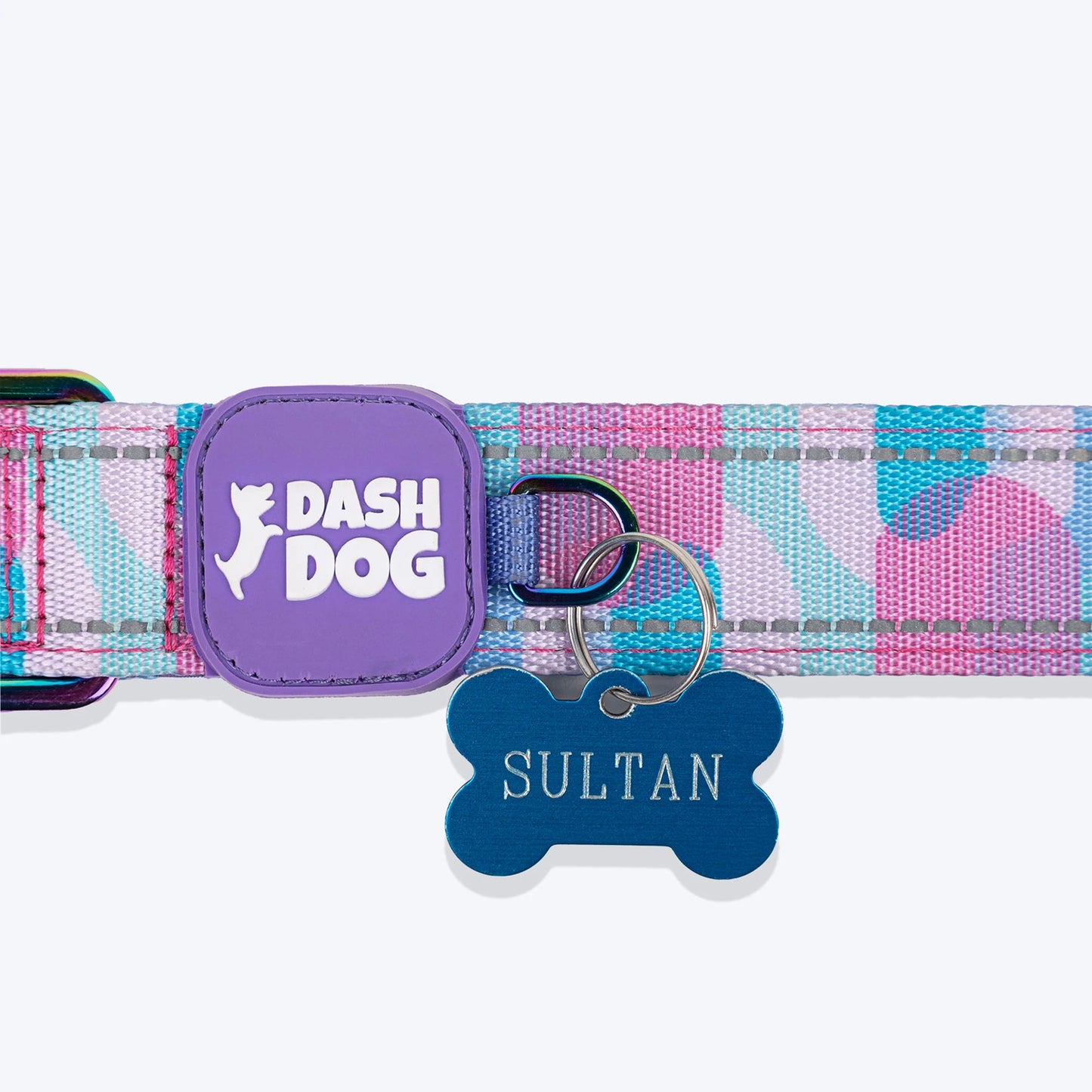 Dash Dog Galaxy Padded Collar For Dog - Purple
