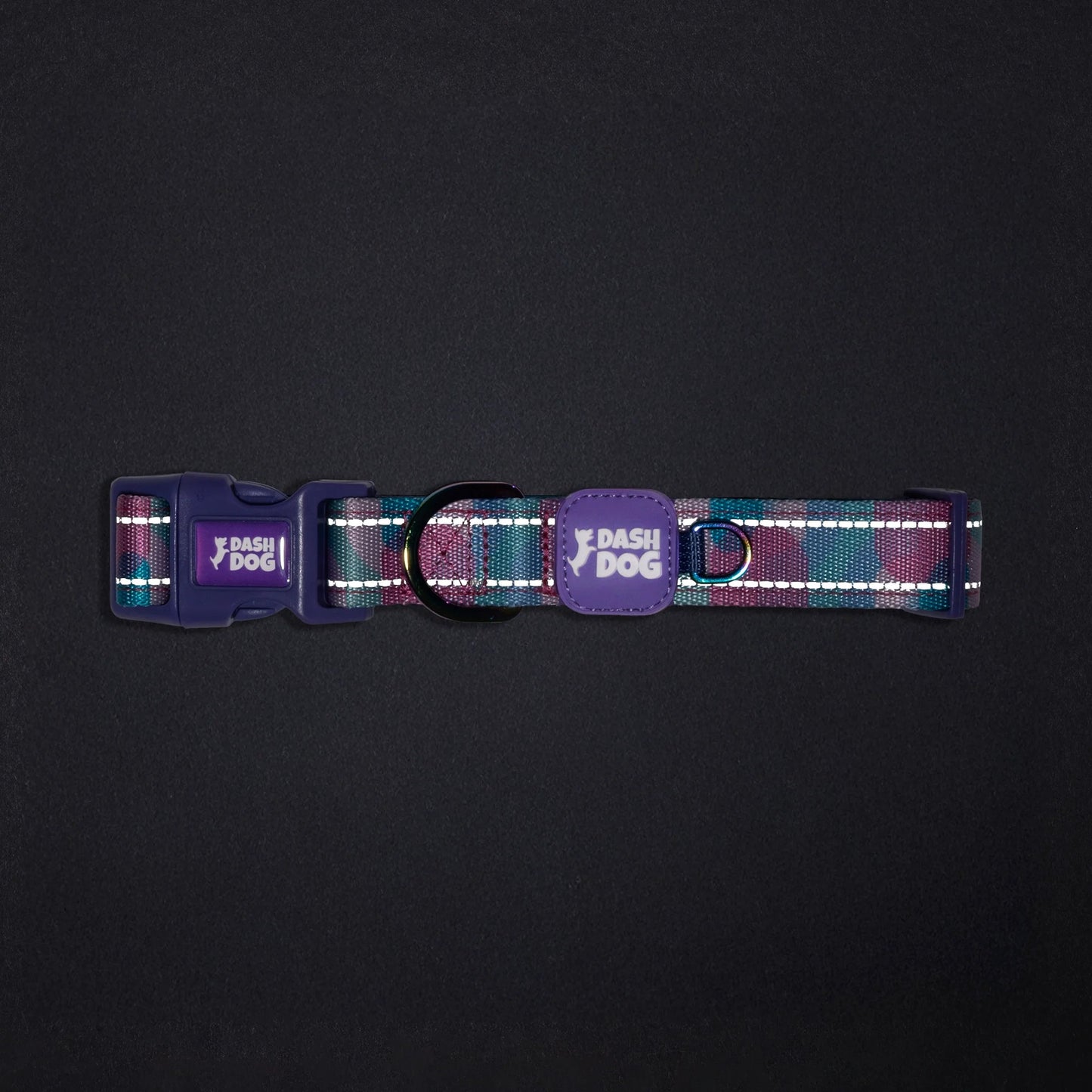 Dash Dog Galaxy Padded Collar For Dog - Purple