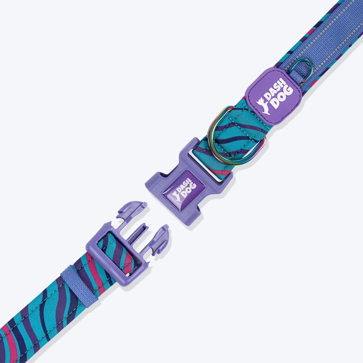 Dash Dog Ocean Breeze Padded Collar For Dog - Teal Blue