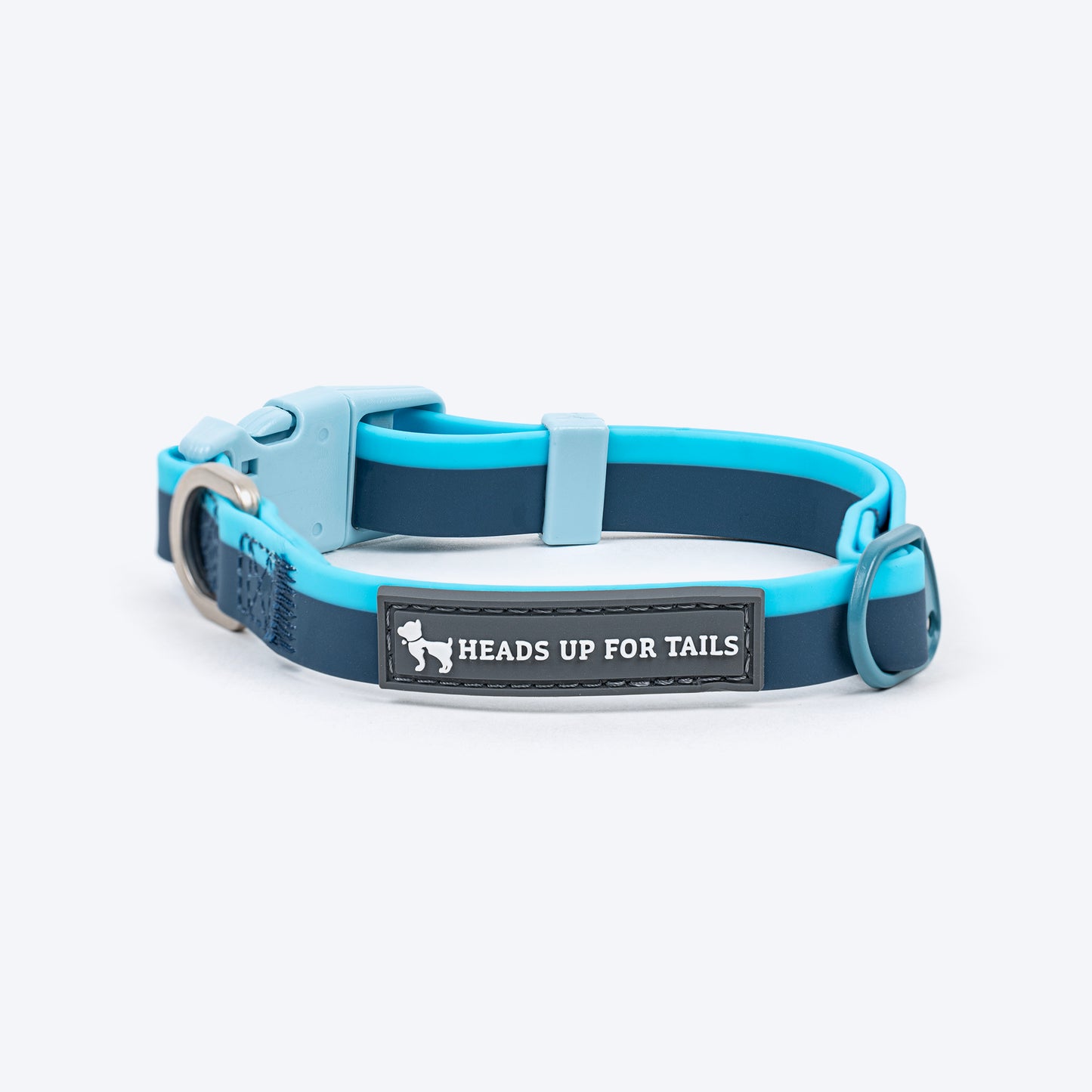 HUFT Color Fushion Waterproof Collar For Dog - Sky Blue & Navy