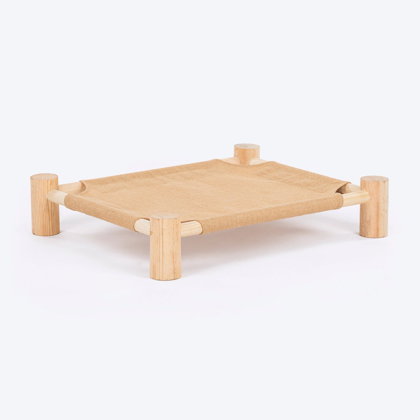 HUFT Elevated Cot Bed For Cats - Brown