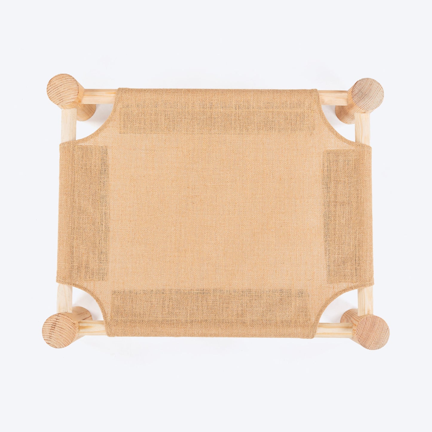 HUFT Elevated Cot Bed For Cats - Brown