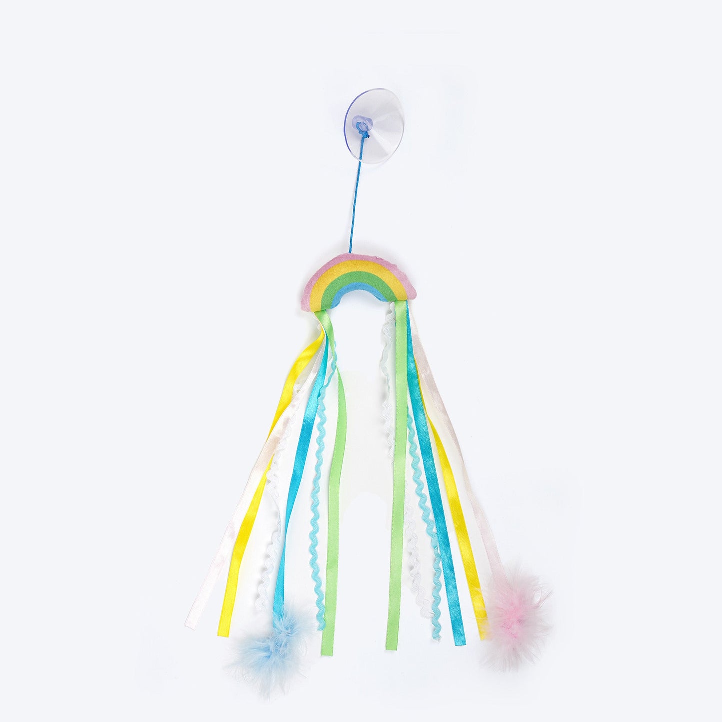 HUFT Dancing Rainbow Teaser Wand Toy With Catnip For Cat