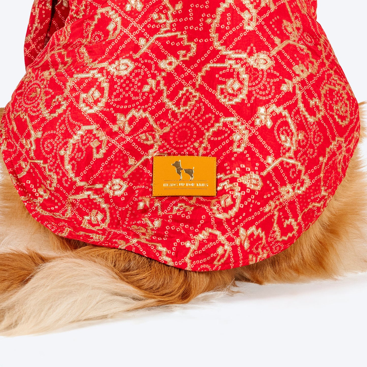 HUFT Festive Bliss Kurta For Dog - Red