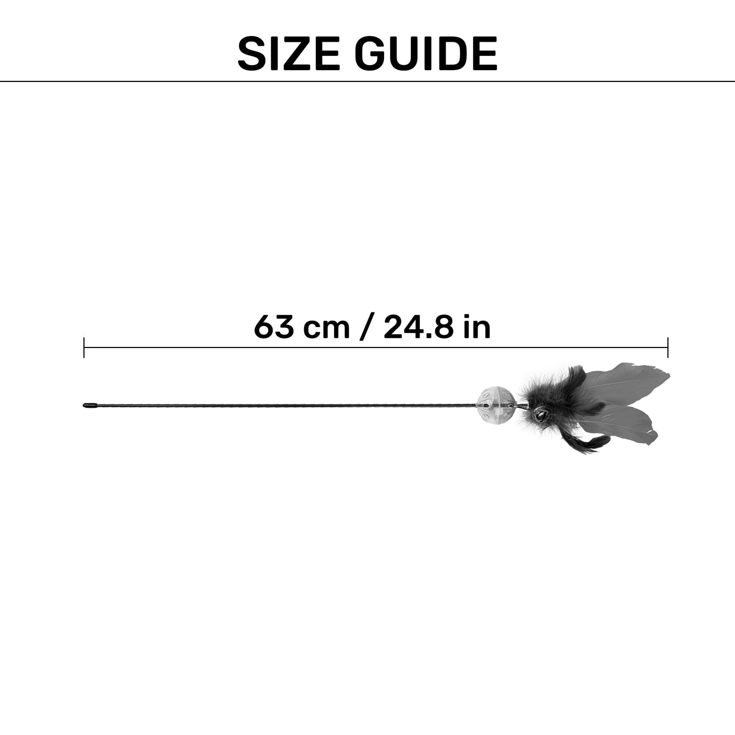 HUFT Midnight Wand Toy For Cat