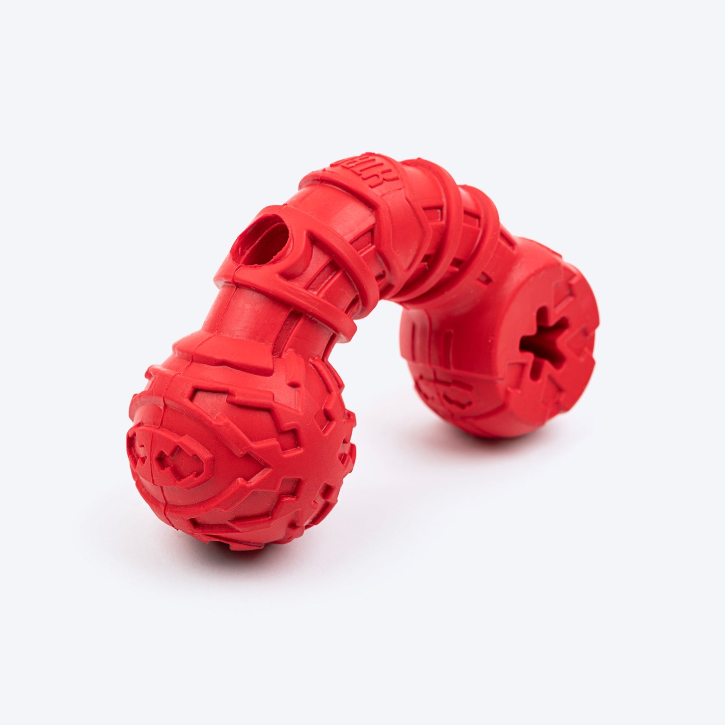 HUFT Mighty Multipurpose Bone Toy For Dog - Red