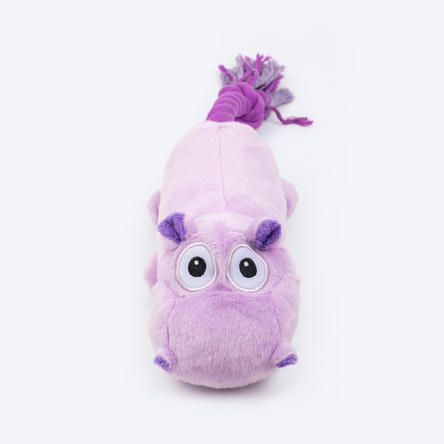 HUFT Hip Hip Hippo Squeaky Plush Toy For Dog