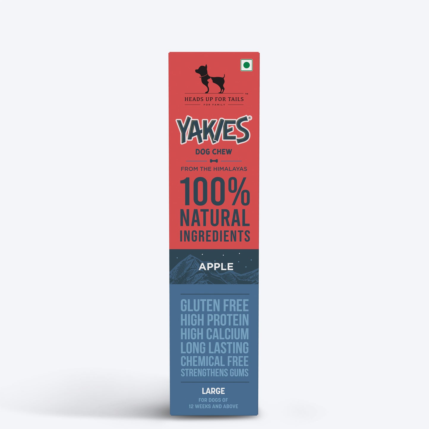 HUFT Yakies 100% Natural & Vegetarian Apple Chew Bone For Dog