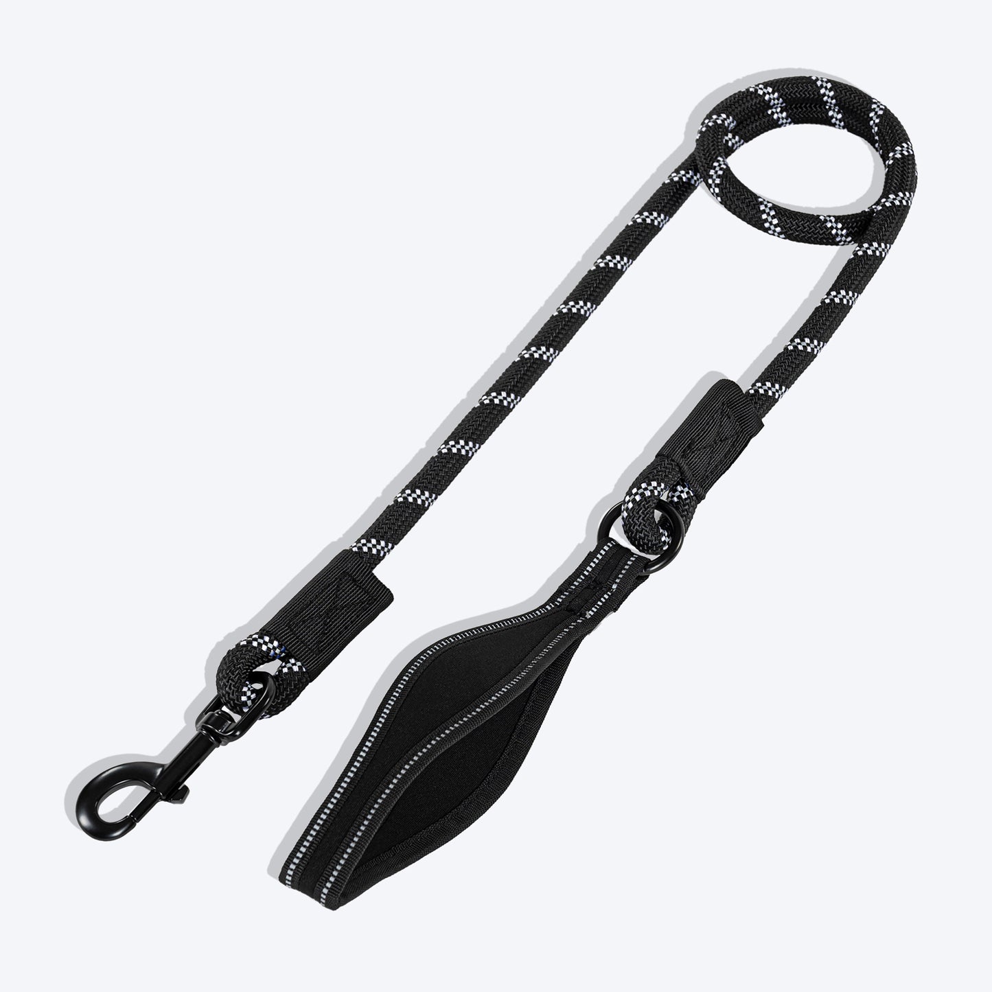 HUFT Rope Leash For Dog - Black - 1.2 m