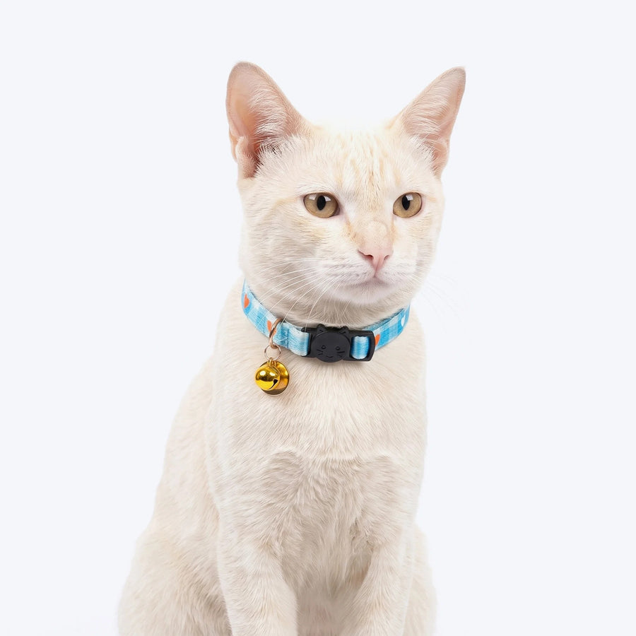 HUFT Meowvelous Collars For Cat - Dark Blue & Pastel Blue