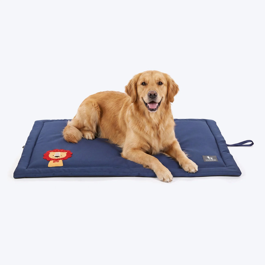 HUFT Simba Flat Mat For Dog - Blue