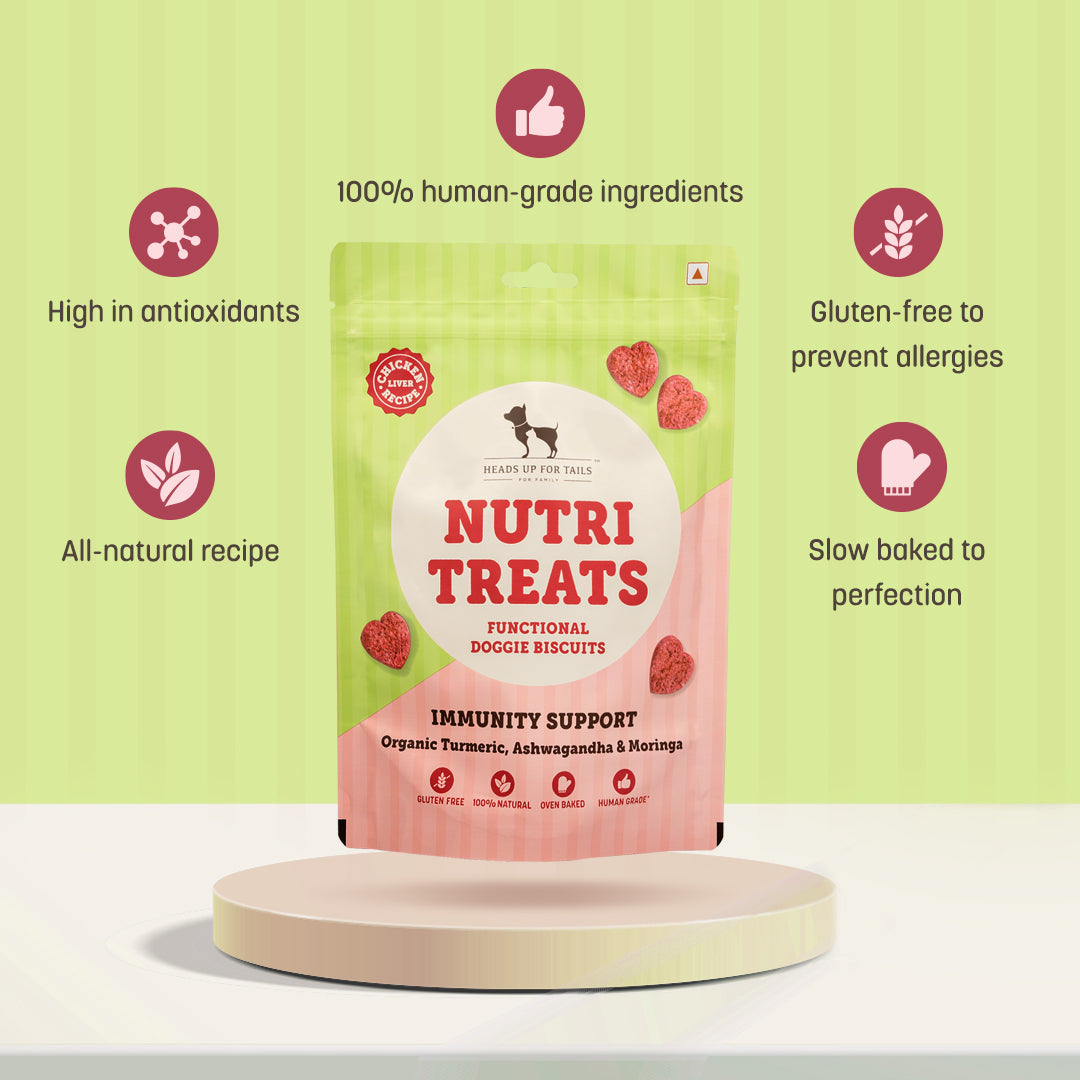 HUFT Nutri Treats For Dogs - Immunity Support - 150 g - Heads Up For Tails