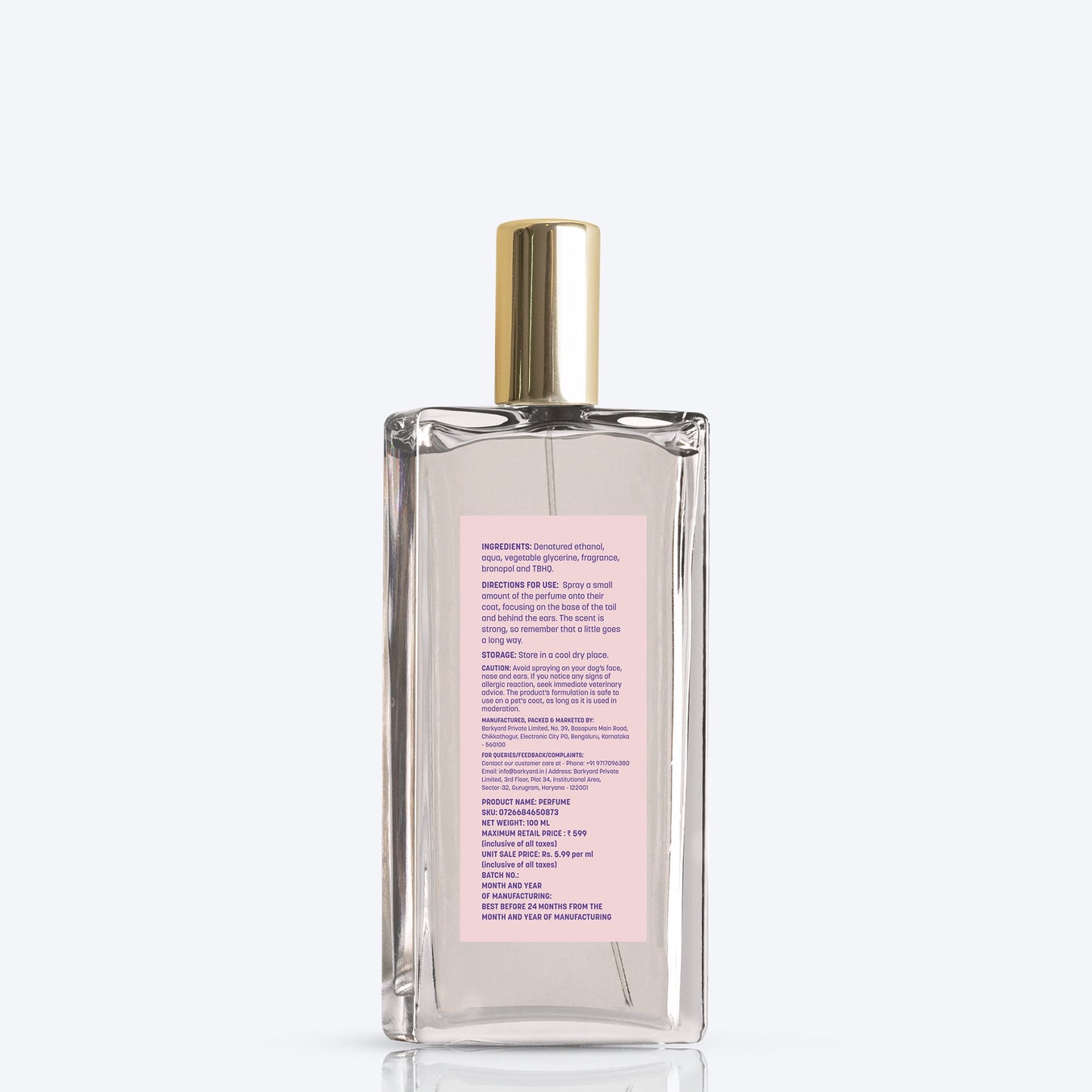 HUFT Barking Bloom Dog Perfume (Over 12 Weeks) - 100 ml - Heads Up For Tails