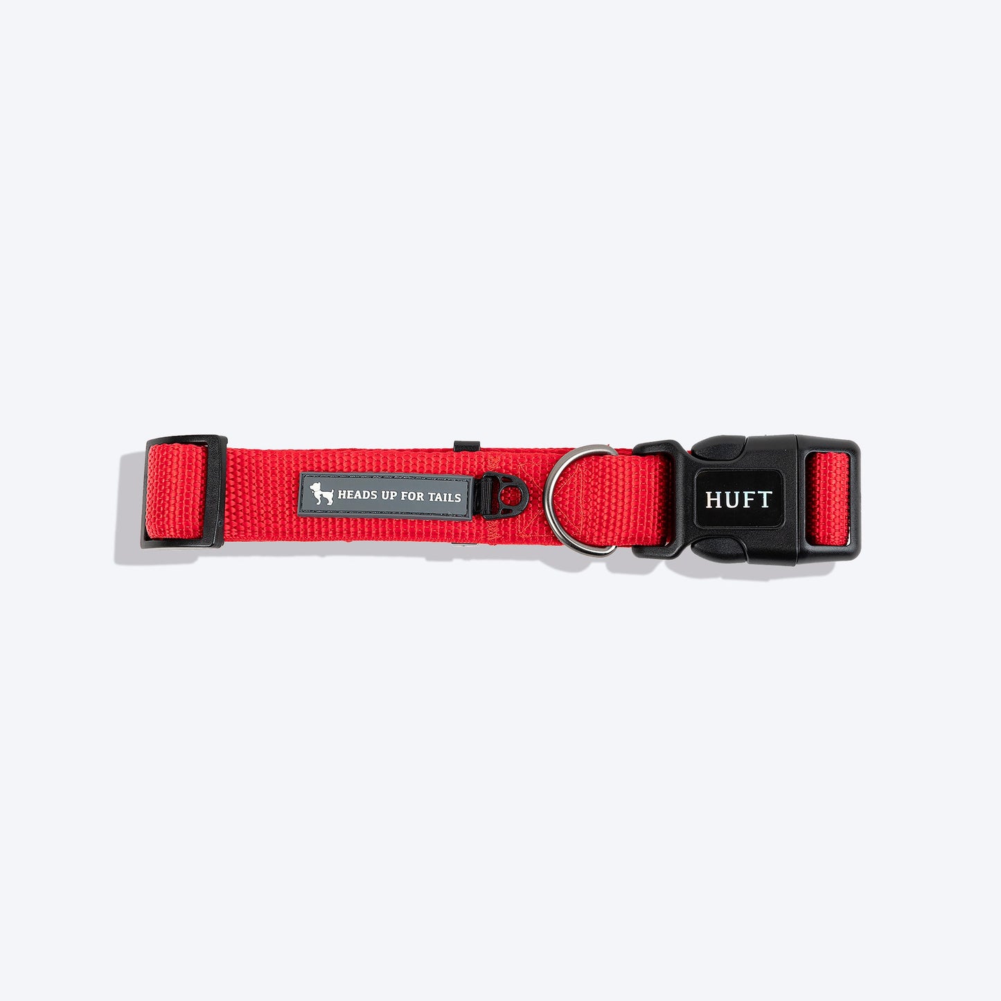 HUFT Basics Dog Collar - Crimson Red - Heads Up For Tails