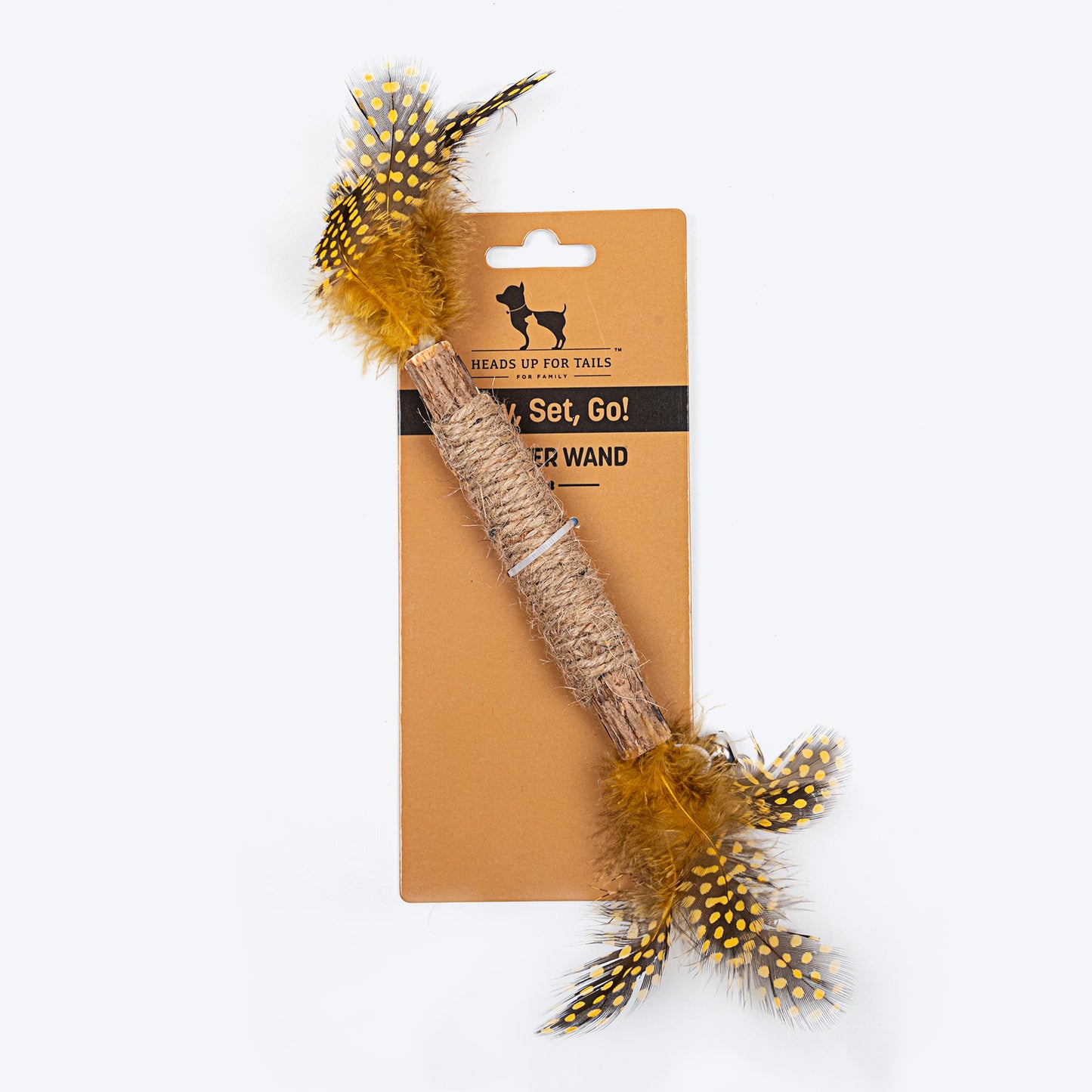 HUFT Whisker Wand With Feathers & Bell Interactive Cat Toy_05