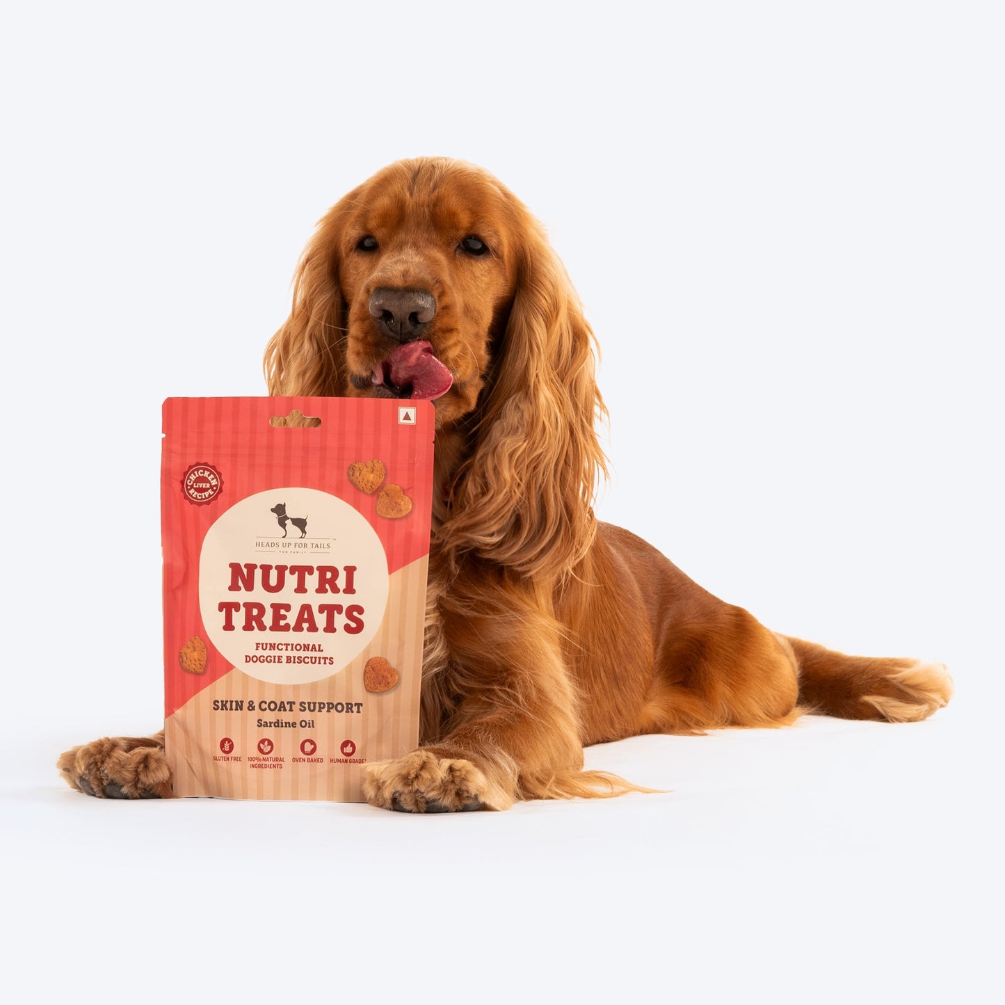 HUFT Nutri Treats For Dogs - Skin & Coat Support - 150 g - Heads Up For Tails