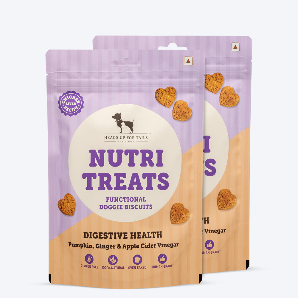 HUFT Nutri Treats For Dogs - Digestive Health - 150 g - Heads Up For Tails