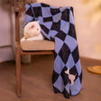 HUFT Cuddle Checks Blanket For Dog & Cat - Blue