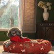 HUFT Bloom Buddies Donut Bed For Dog - Rust