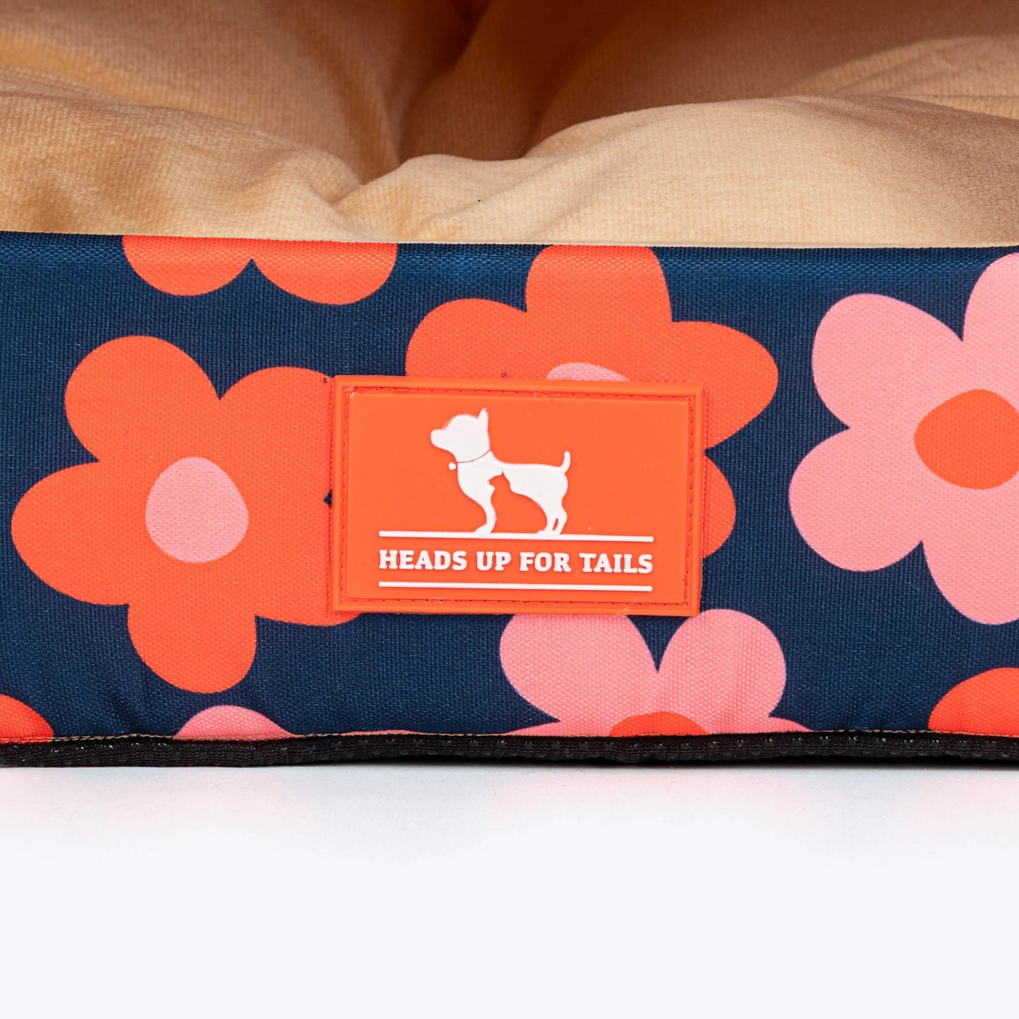 HUFT Flower Frenzy Tent Bed For Cat & Puppies - Navy