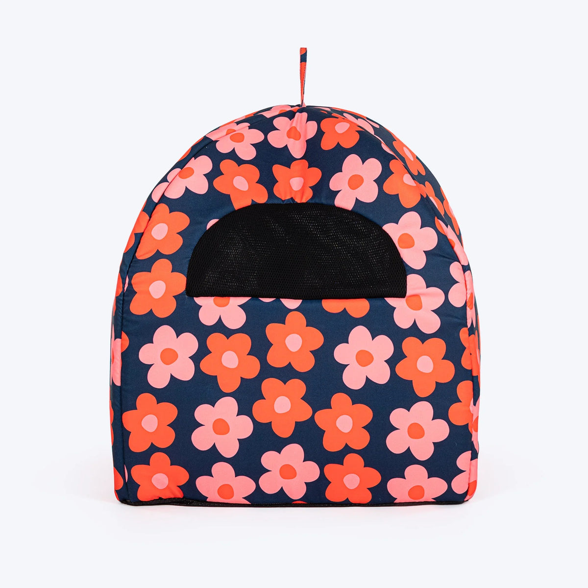 HUFT Flower Frenzy Tent Bed For Cat & Puppies - Navy